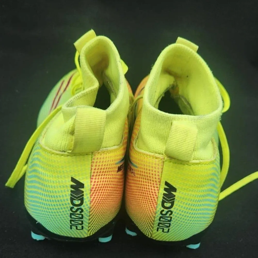 NIKE Mercurial Football Boots Yellow SIZE 5Y